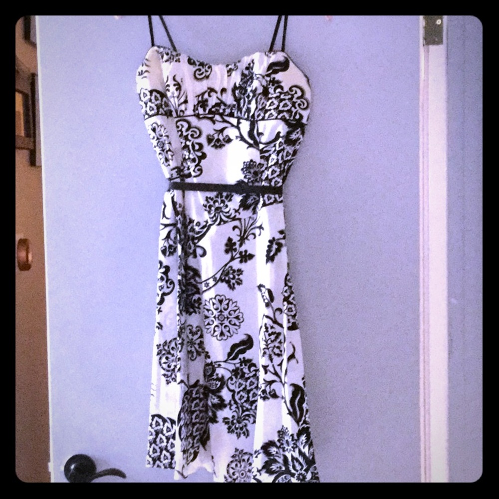 Summer Dress with Ribbon Tie